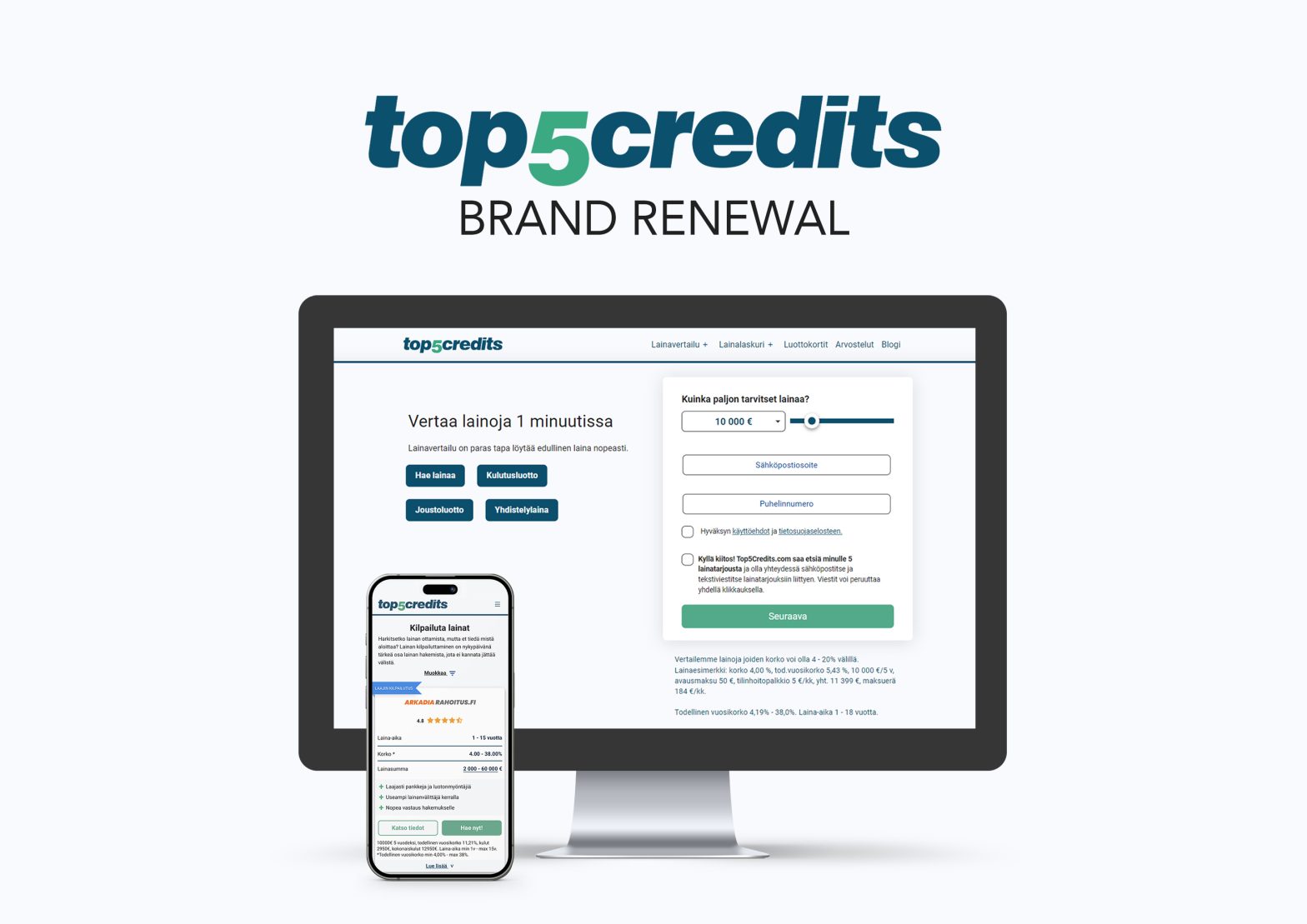 Introducing the New and Modern Website for Top5Credits.com