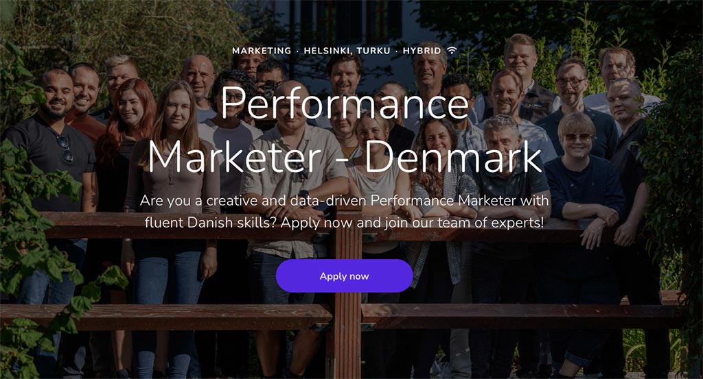 Join Draivi - Performance Marketer for Denmark