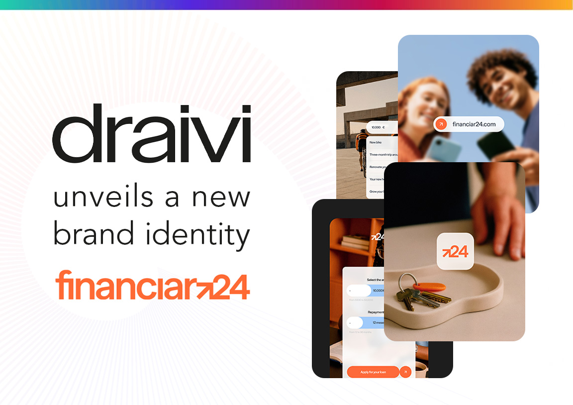 Draivi unveils a new brand identity for Financiar24, reflecting innovation, inclusion and trust